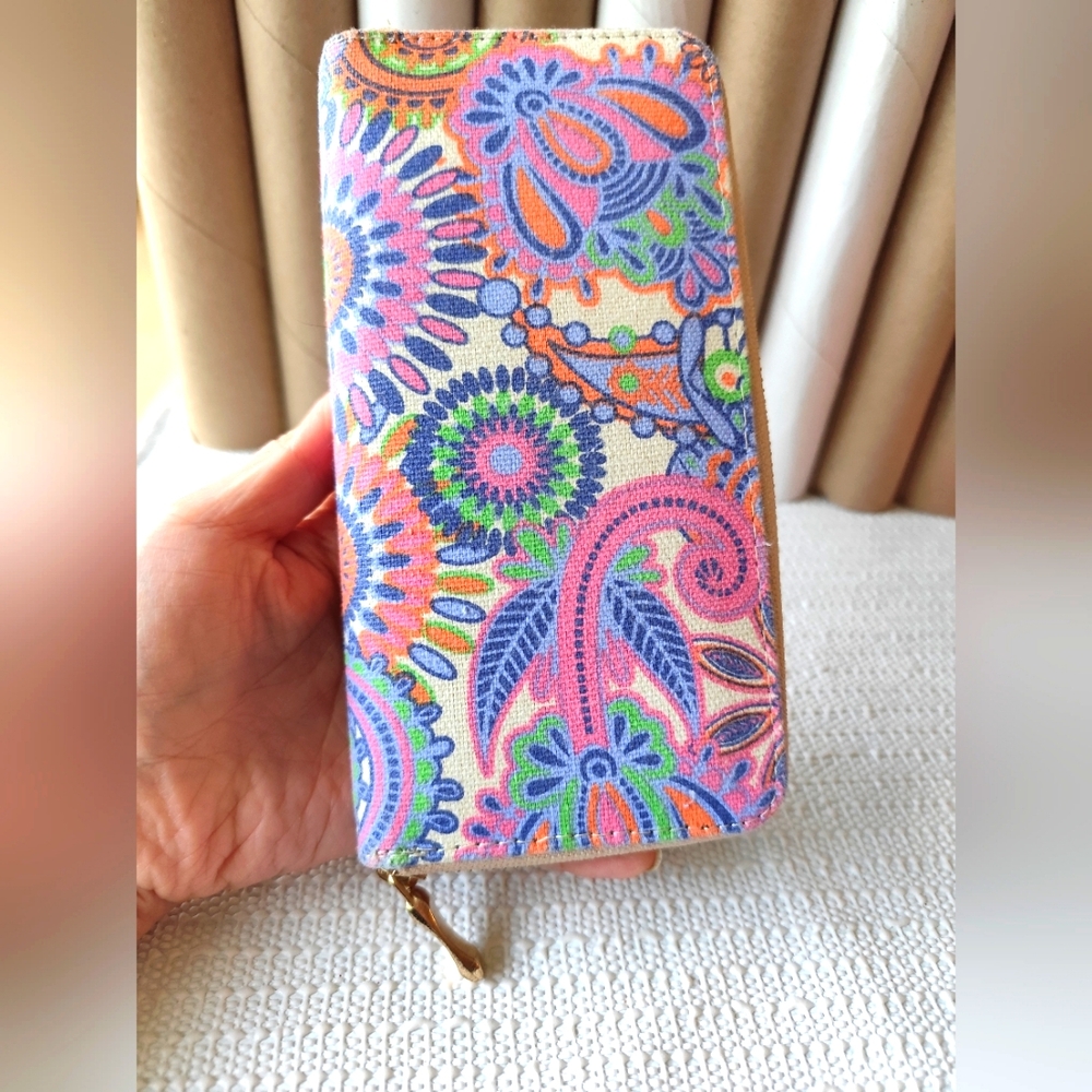 3/$25💙Retro Ethnic Style Long Wallet